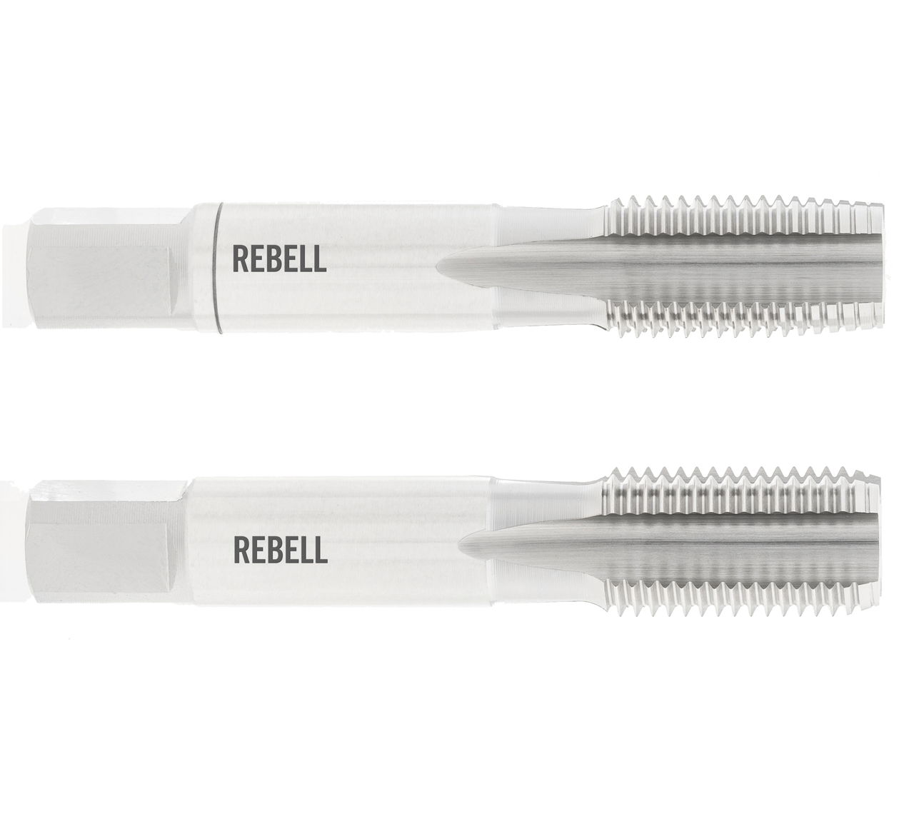REBELL Handgewindebohrer 2-tlg. Satz G 3/4" x 14 RH ISO 228 HSS - Form C gerade genutet - DIN 2184-2 - Typ N
