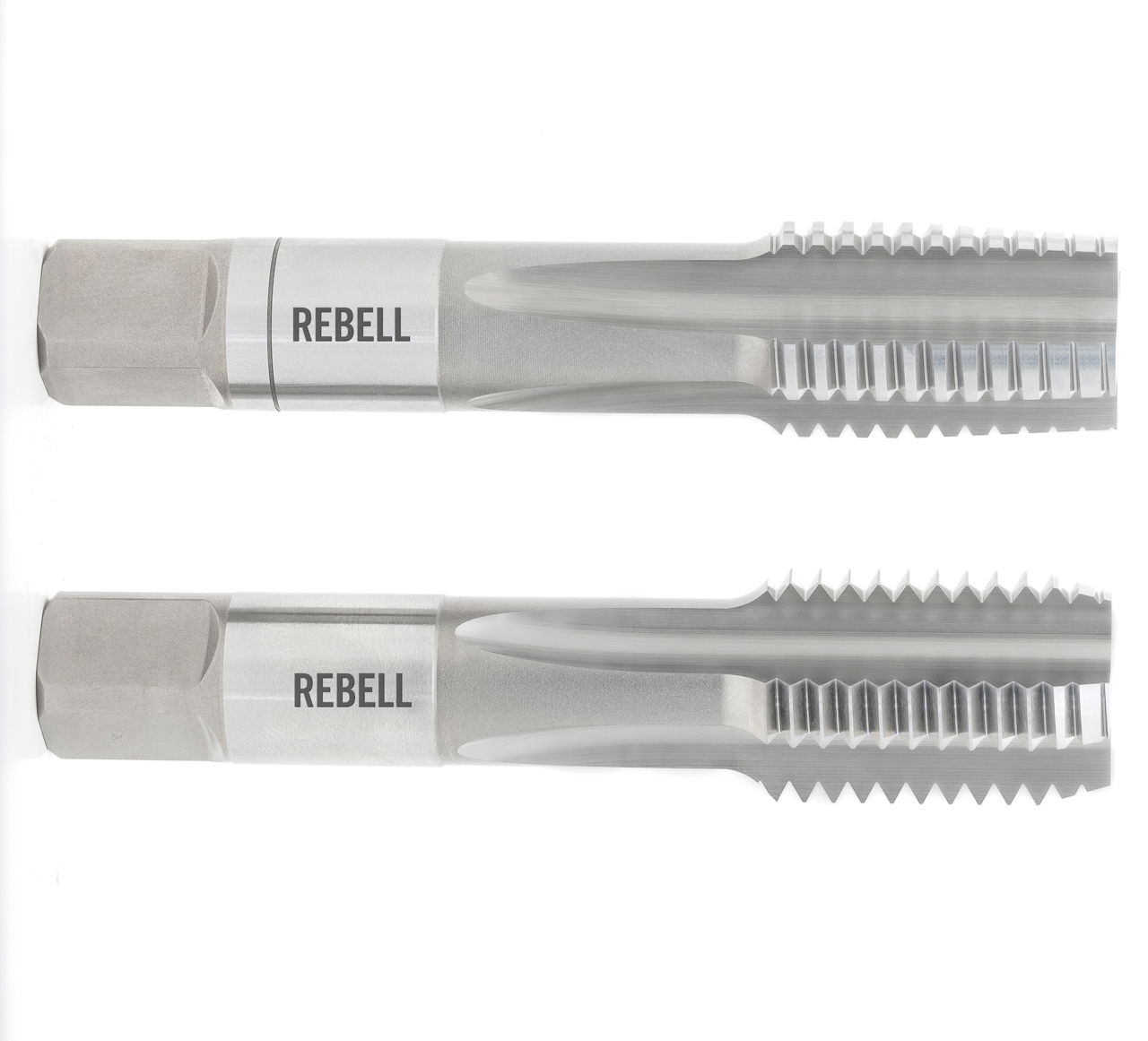 REBELL Handgewindebohrer 2-tlg. Satz BSF 7/8" x 11 RH class 2 medium HSS - Form C gerade genutet - DIN 2184-2 - Typ N