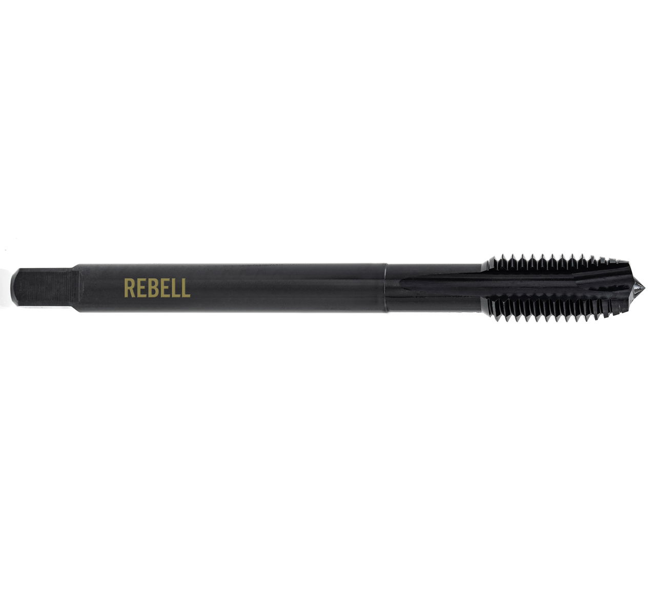 REBELL Maschinengewindebohrer G 1/8" x 28 RH ISO 228 HSSE vaporisiert - Form B gerade genutet - DIN 2184-1 - Typ VA