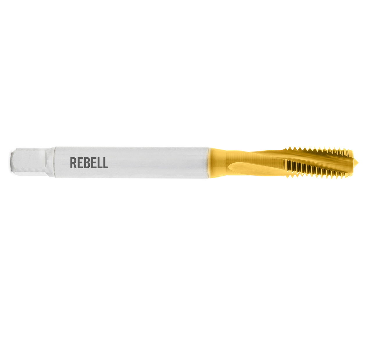 REBELL Maschinengewindebohrer M 5 x 0,8 RH ISO 2 (6H) HSSE TIN - Form C 35° RSP - DIN 2184-1 - Typ H REBELL Maschinengewindebohrer M 5 x 0,8 RH ISO 2 (6H) HSSE TIN - Form C 35° RSP - DIN 2184-1 - Typ H