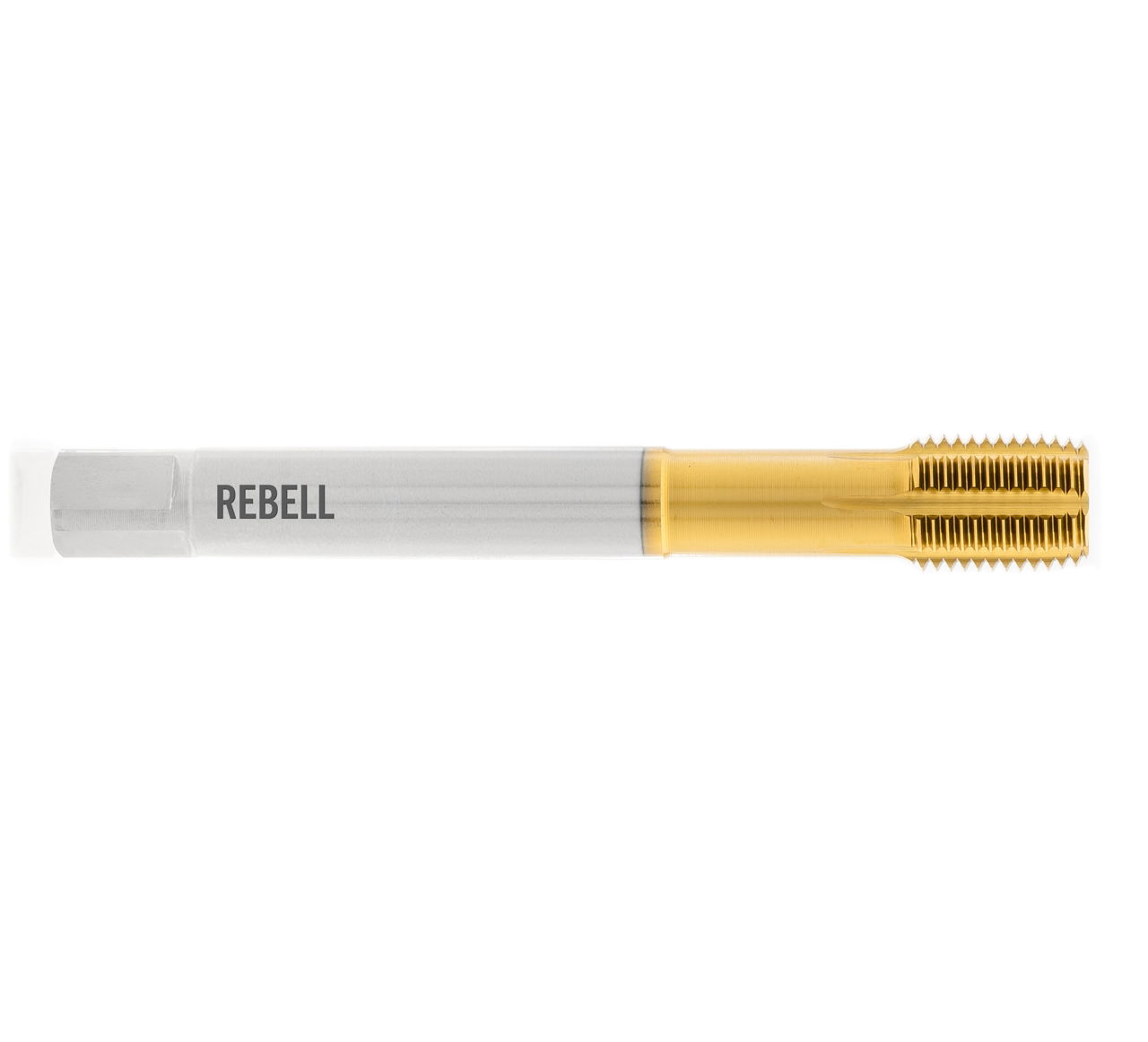 REBELL Gewindeformer G 1/4" x 19 RH ISO 228 X HSSE TIN - Form C mit Schmiernuten - DIN 2184-1 - Typ IGF