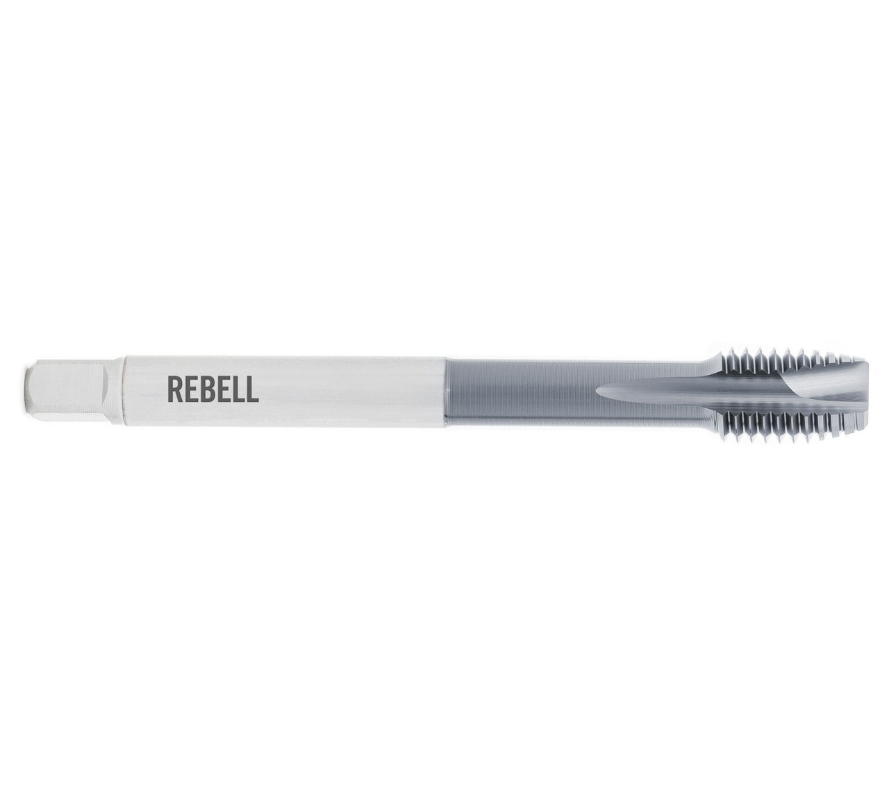 REBELL Maschinengewindebohrer G 1/8" x 28 RH ISO 228 HSSE TiCN - Form B gerade genutet - DIN 2184-1 - Typ POLY