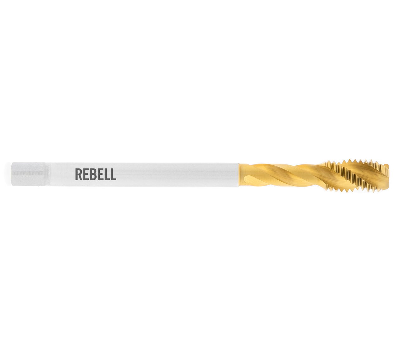 REBELL Maschinengewindebohrer G 1/4" x 19 RH ISO 228 HSSE TIN - Form C 35° RSP - DIN 2184-1 - Typ VA