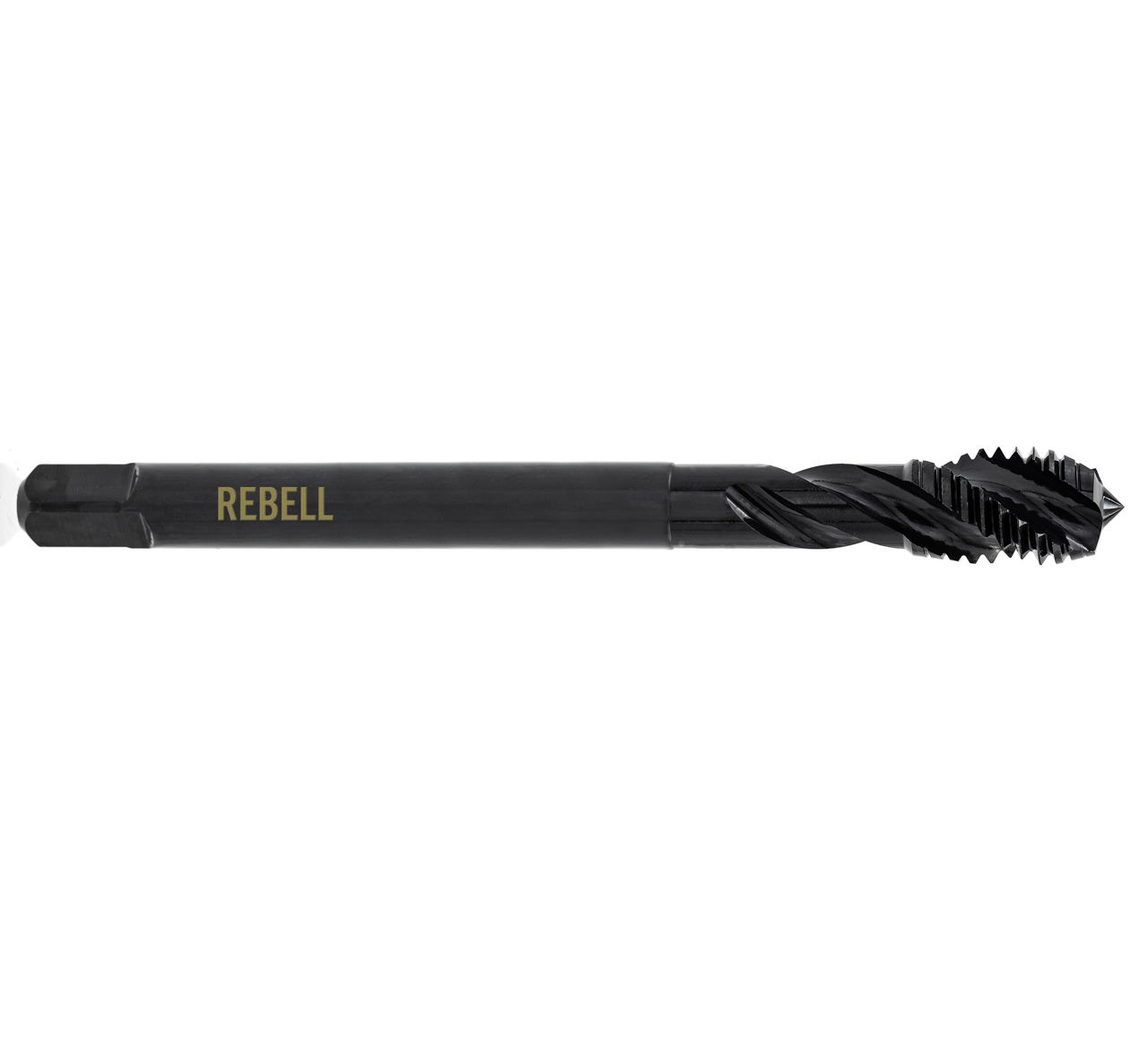 REBELL Maschinengewindebohrer G 1/8" x 28 RH ISO 228 HSSE vaporisiert - Form C 35° RSP - DIN 2184-1 - Typ POLY