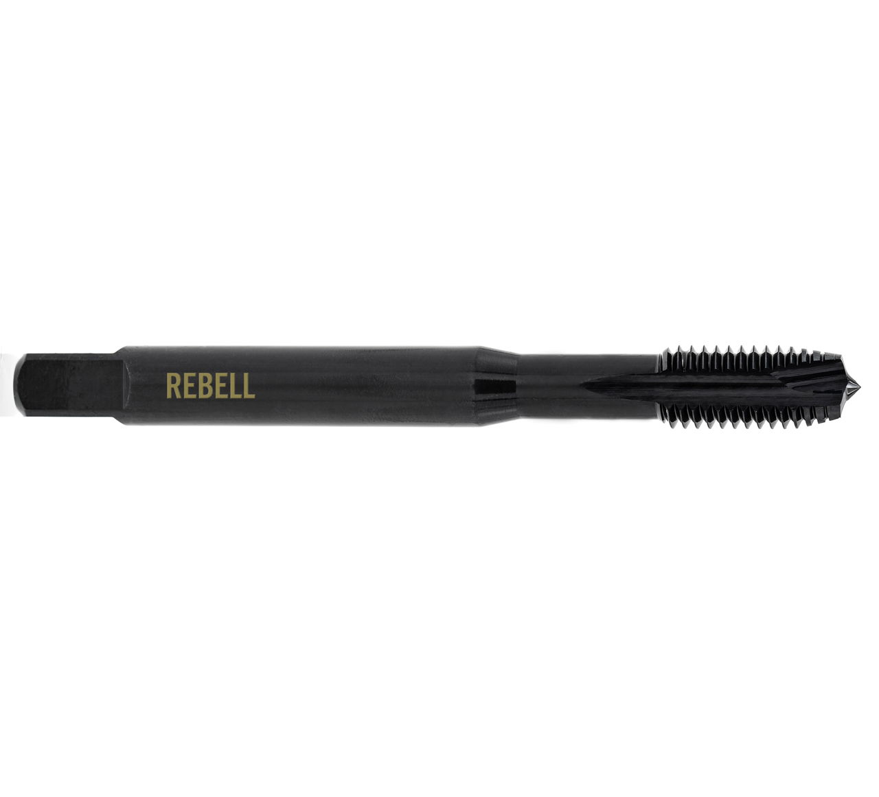 REBELL Maschinengewindebohrer M 2 x 0,4 RH ISO 2 (6H) HSSE vaporisiert - Form B gerade genutet - DIN 2184-1 - Typ VA REBELL Maschinengewindebohrer M 2 x 0,4 RH ISO 2 (6H) HSSE vaporisiert - Form B gerade genutet - DIN 2184-1 - Typ VA